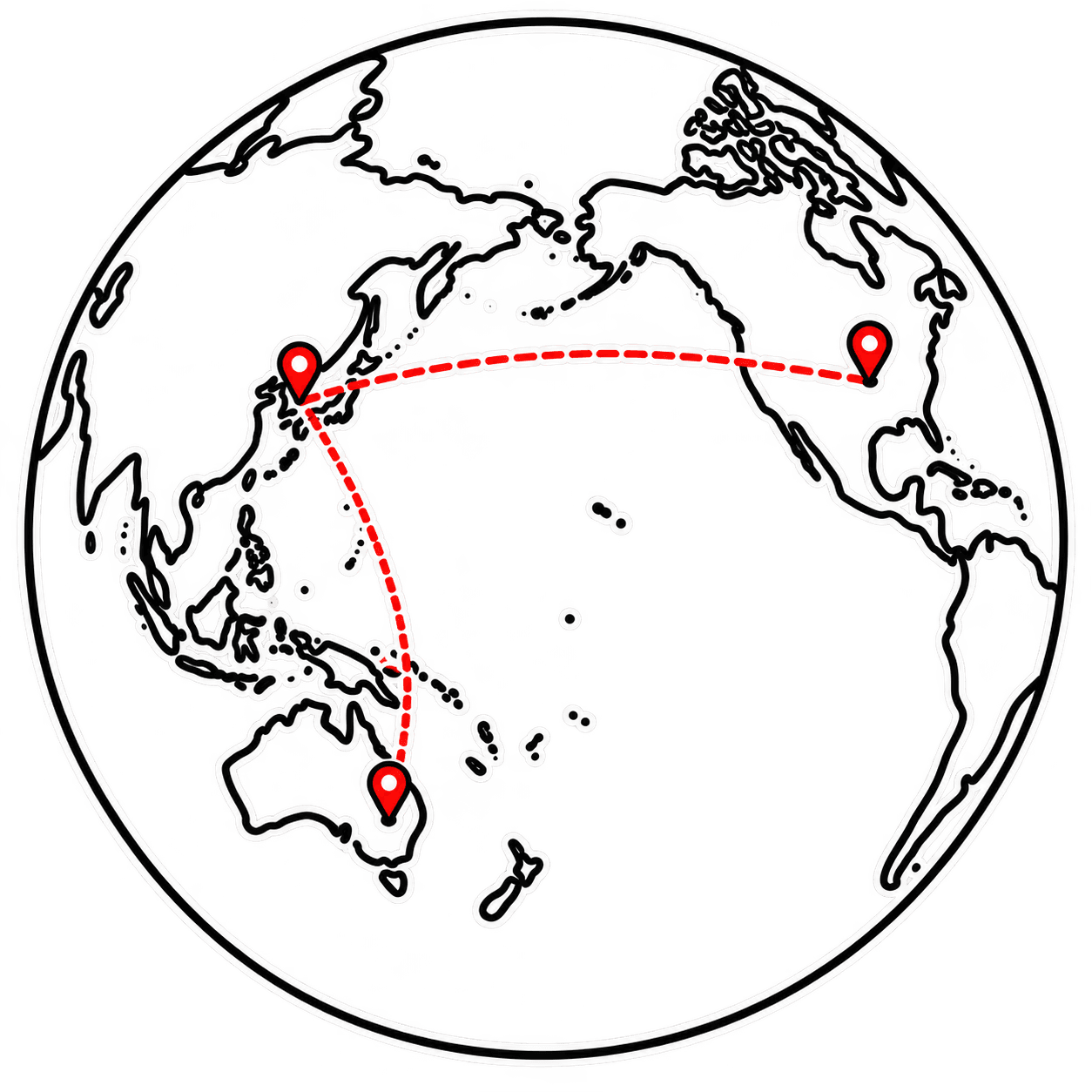 Globe illustration